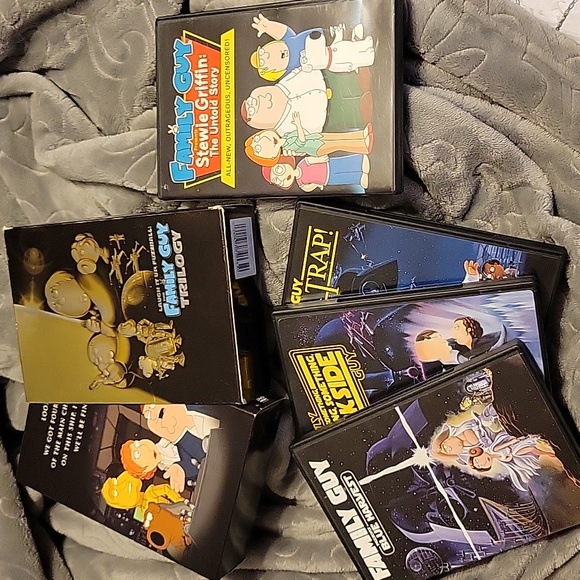 Rare Family Guy Star Wars Trilogy and bonus Stewie DVD set - Picture 2 of 14